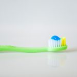 pea sized amount of toothpaste