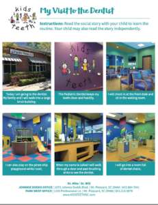 Kids Teeth Social Story