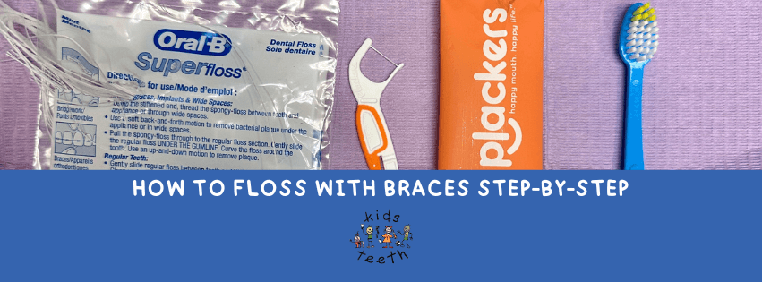 How to floss with braces